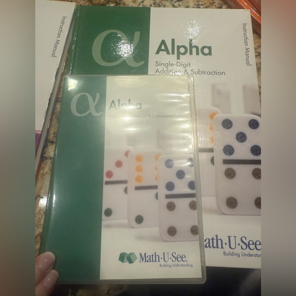 Alpha math u see book and dvd set